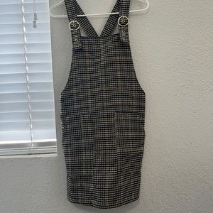 medium overall  mini dress